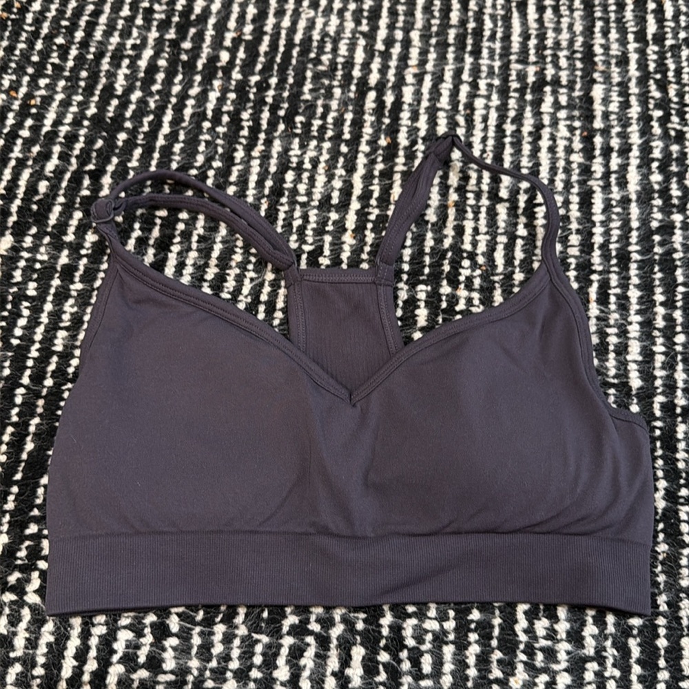 Fabletics Navy Racerback Sports Bra - Picture 4 of 4